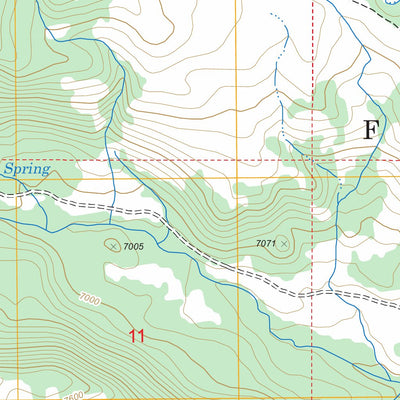 US Forest Service - Topo Freezeout Mountain, MT FSTopo Legacy digital map