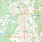 US Forest Service - Topo Fremont Lake North, WY FSTopo Legacy digital map