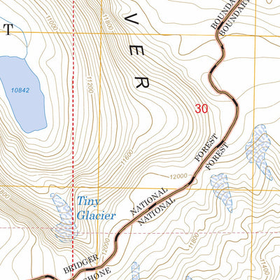 US Forest Service - Topo Fremont Peak South, WY FSTopo Legacy digital map