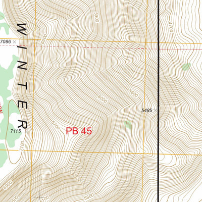 US Forest Service - Topo Fremont Point, OR FSTopo Legacy digital map