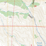 US Forest Service - Topo French Gulch, OR FSTopo Legacy digital map
