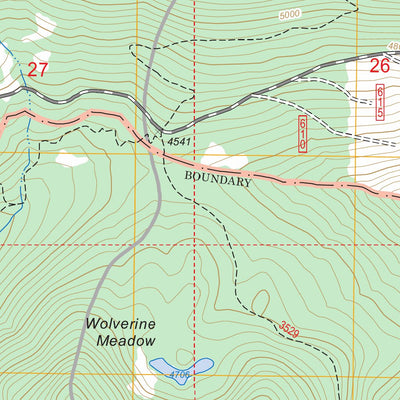 US Forest Service - Topo French Mountain, OR FSTopo Legacy digital map