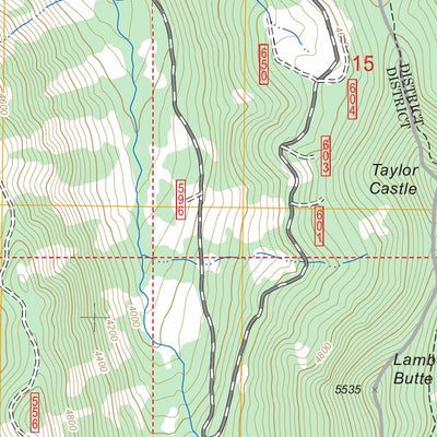US Forest Service - Topo French Mountain, OR FSTopo Legacy digital map