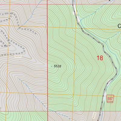 US Forest Service - Topo Frenchtown, MT FSTopo Legacy digital map