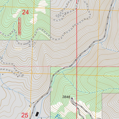 US Forest Service - Topo Frenchtown, MT FSTopo Legacy digital map