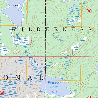 US Forest Service - Topo Friday Bay, MN FSTopo Legacy digital map