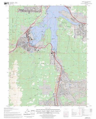 US Forest Service - Topo Frisco, CO FSTopo Legacy digital map