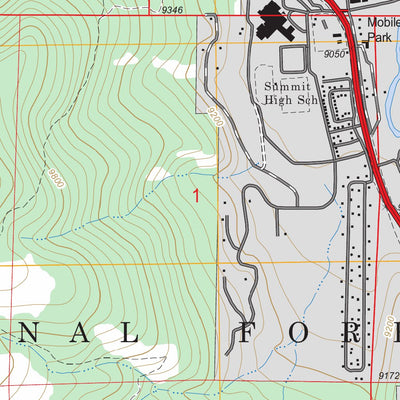 US Forest Service - Topo Frisco, CO FSTopo Legacy digital map