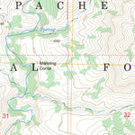 US Forest Service - Topo Fritz Canyon, AZ FSTopo Legacy digital map