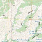 US Forest Service - Topo Fritz Canyon, AZ FSTopo Legacy digital map