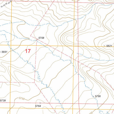 US Forest Service - Topo Frost Creek, NV FSTopo Legacy digital map