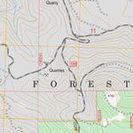 US Forest Service - Topo Frost Mountain, WA FSTopo Legacy digital map