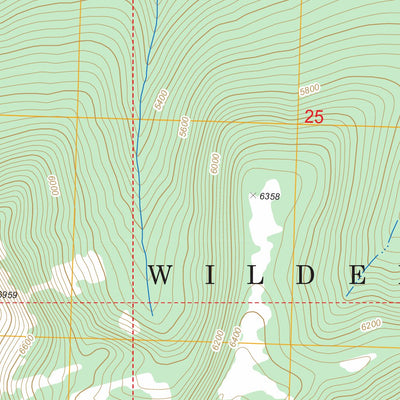 US Forest Service - Topo Frosty Creek, WA FSTopo Legacy digital map
