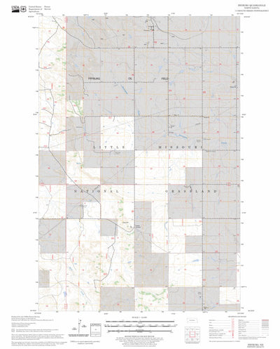 US Forest Service - Topo Fryburg, ND FSTopo Legacy digital map