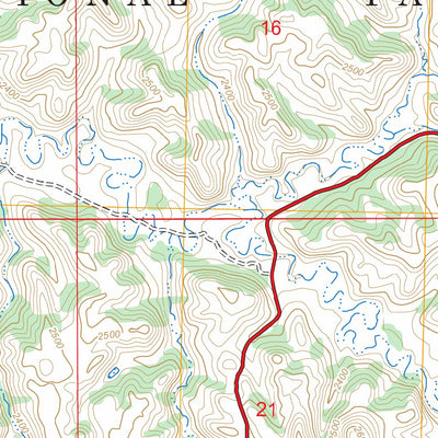 US Forest Service - Topo Fryburg NW, ND FSTopo Legacy digital map
