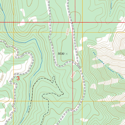 US Forest Service - Topo Frye Point, ID FSTopo Legacy digital map