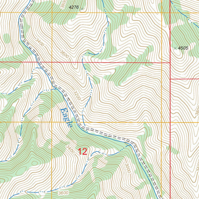 US Forest Service - Topo Frye Point, ID FSTopo Legacy digital map