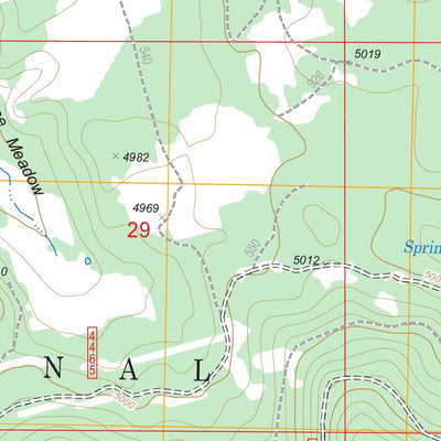 US Forest Service - Topo Fuego Mountain, OR FSTopo Legacy digital map