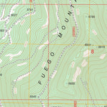 US Forest Service - Topo Fuego Mountain, OR FSTopo Legacy digital map