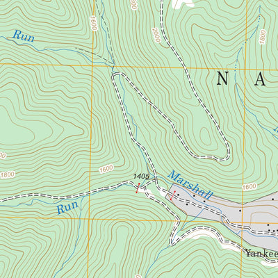 US Forest Service - Topo Fulks Run, VA FSTopo Legacy digital map