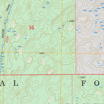 US Forest Service - Topo Gabbro Lake, MN FSTopo Legacy digital map