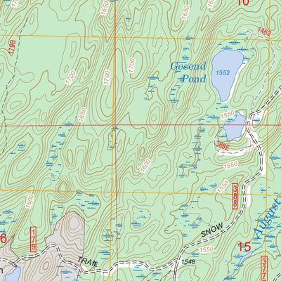 US Forest Service - Topo Gabbro Lake, MN FSTopo Legacy digital map