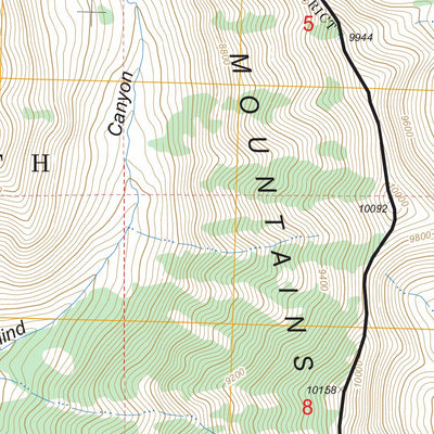 US Forest Service - Topo Galena, ID FSTopo Legacy digital map