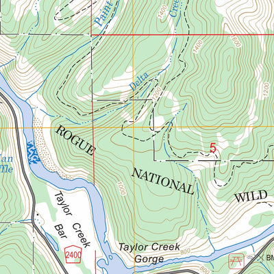 US Forest Service - Topo Galice, OR FSTopo Legacy digital map