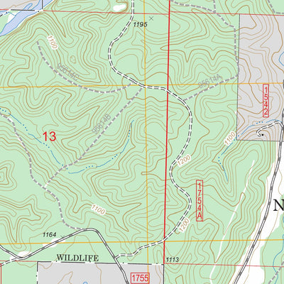 US Forest Service - Topo Gallatin, AR FSTopo Legacy digital map