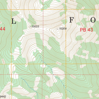 US Forest Service - Topo Gallatin Peak, MT FSTopo Legacy digital map