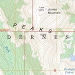 US Forest Service - Topo Gallatin Peak, MT FSTopo Legacy digital map