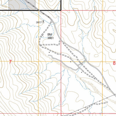 US Forest Service - Topo Galleta Flat West, AZ FSTopo Legacy digital map