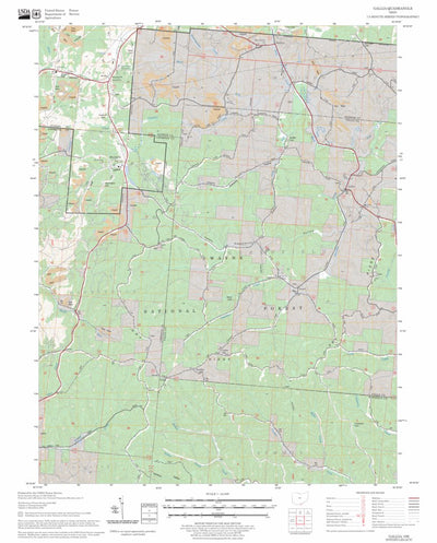 US Forest Service - Topo Gallia, OH FSTopo Legacy digital map