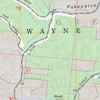 US Forest Service - Topo Gallia, OH FSTopo Legacy digital map