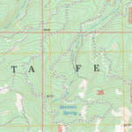 US Forest Service - Topo Gallina, NM FSTopo Legacy digital map