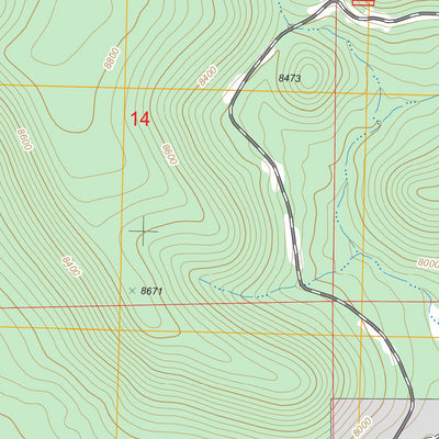 US Forest Service - Topo Gallo Mountains East, NM FSTopo Legacy digital map