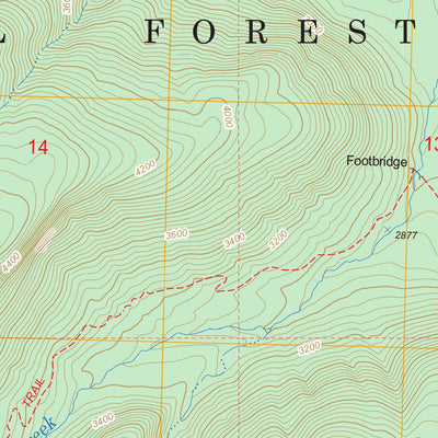 US Forest Service - Topo Gamma Peak, WA FSTopo Legacy digital map