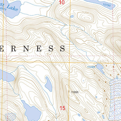 US Forest Service - Topo Gannett Peak, WY FSTopo Legacy digital map