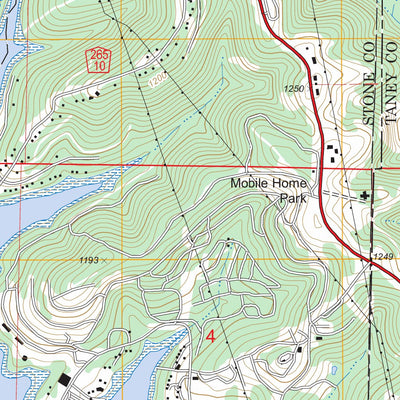 US Forest Service - Topo Garber, MO FSTopo Legacy digital map