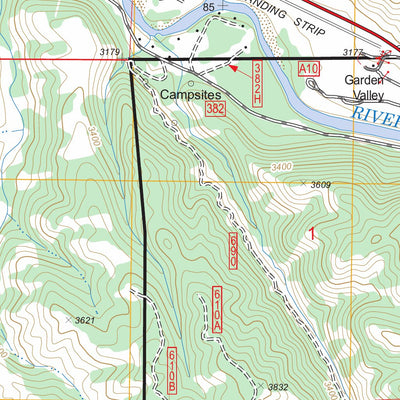 US Forest Service - Topo Garden Valley, ID FSTopo Legacy digital map