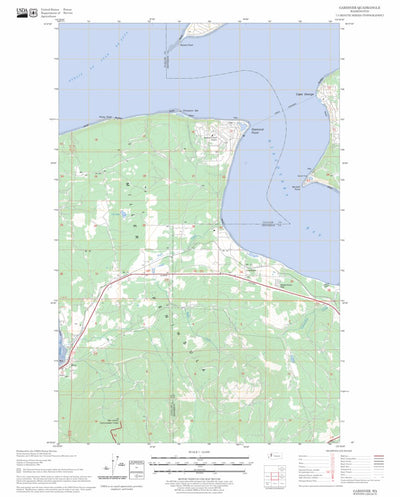 US Forest Service - Topo Gardiner, WA FSTopo Legacy digital map