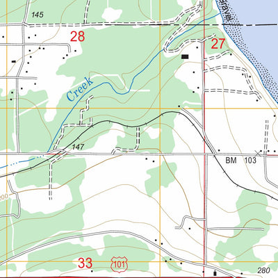 US Forest Service - Topo Gardiner, WA FSTopo Legacy digital map