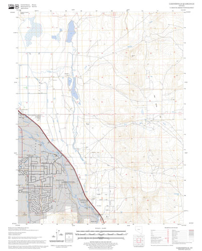 US Forest Service - Topo Gardnerville, NV FSTopo Legacy digital map