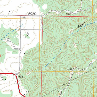 US Forest Service - Topo Garfield, AR - MO FSTopo Legacy digital map