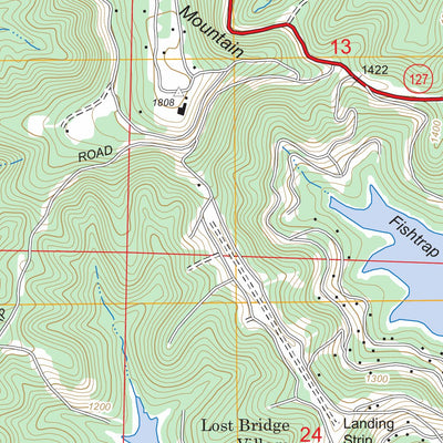 US Forest Service - Topo Garfield, AR - MO FSTopo Legacy digital map
