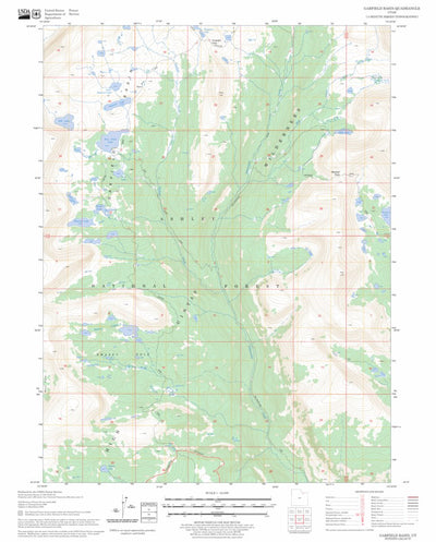 US Forest Service - Topo Garfield Basin, UT FSTopo Legacy digital map