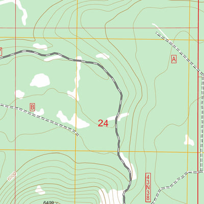 US Forest Service - Topo Garner Mountain, CA FSTopo Legacy digital map
