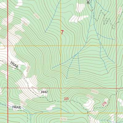 US Forest Service - Topo Garns Mountain, ID FSTopo Legacy digital map