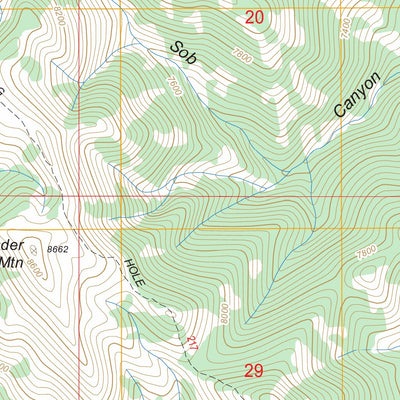 US Forest Service - Topo Garns Mountain, ID FSTopo Legacy digital map