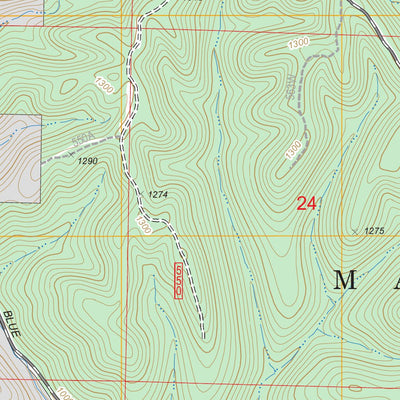 US Forest Service - Topo Garrison, MO FSTopo Legacy digital map